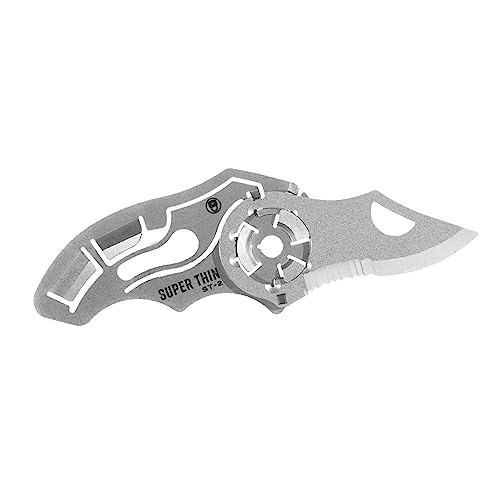 Zootility Tools, ST-2 Folding Pocket Knife, Stainless Steel Bottle Opener