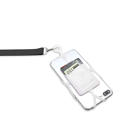 Gear Beast Universal Cell Phone Lanyard Compatible with iPhone, Galaxy & Most Smartphones Includes Web Phone Case Holder with Card Pocket, Soft Neck Strap with Breakaway Safety Clasp