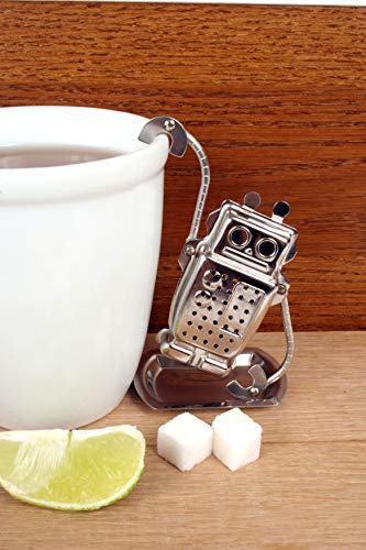 Kikkerland Monkey Tea Infuser & Drip Tray