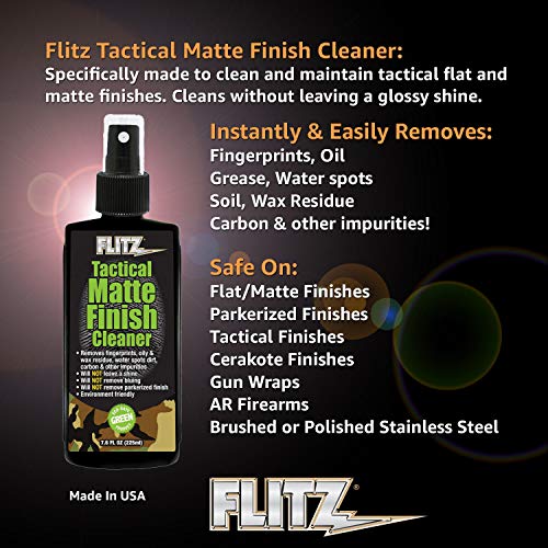 Flitz Tactical Matte Finish Cleaner