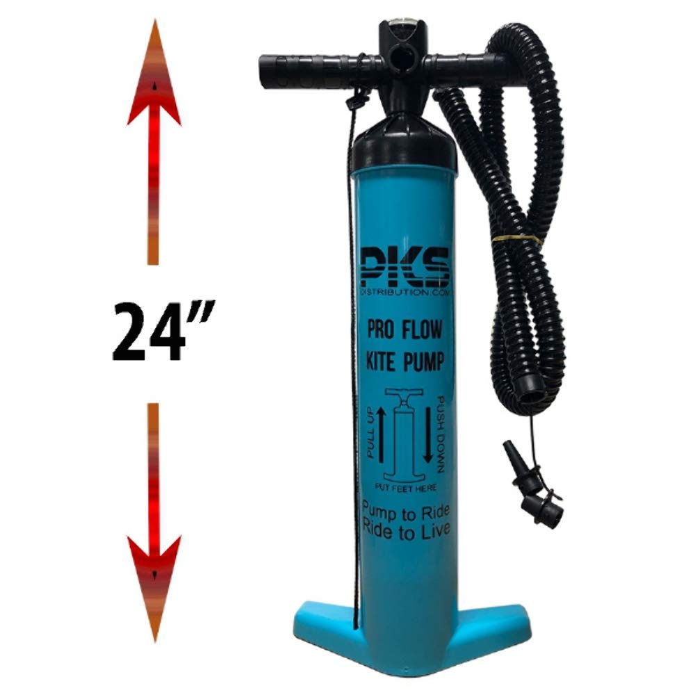 PKS Pro Flow V3 MEGA Kite Pump 24" for Kiteboarding SUP