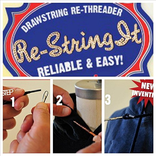 Re-StringIt Universal Drawstring Re-threader Adjustable Loop