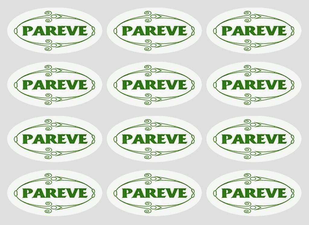 Kosher Label Stickers - Pareve