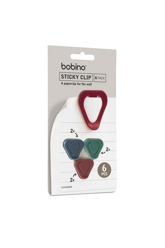 Bobino Sticky Clips - 6 Pack - Accents