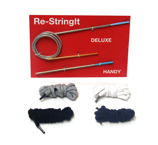 Re-StringIt - Universal Drawstring Re-Threader - Adjustable Loop For Any Drawstring (+ 4 Bonus Drawstrings)